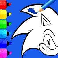 Coloring Book The Hedgehoog Game For Kids