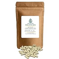 Holistic Bin Indonesian Tongkat Ali Capsules 1000mg Per Serving | Wild Harvested Eurycoma Longifolia Roots from Sumatra | No Fillers - 100% Pure Tongkat Ali for Men and Women (30 Day Supply)