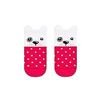 Conte Kids Tip-Top Cotton Soft Breathable Durable Multicolor All-Season Casual Cute Girls Socks Size 16 (Fits Shoe 8,5-10)