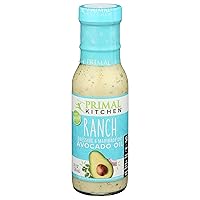 Primal Kitchen Ranch Salad Dressing & Marinade made with Avocado Oil, Whole30 Approved, Paleo Friendly, and Keto Certified, 8 Fluid Ounces