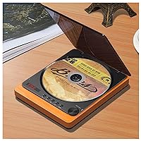 Portable Retro CD Player with Bluetooth, Wooden Body HiFi Music Player for Home Decor, Support Bluetooth Connection/USB/Optical Fiber/3.5mm Headphones Output