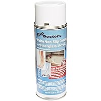 Non-Slip Spray for Slippery Fiberglass Acrylic Bathtub or Shower - White