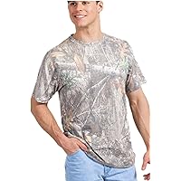 Realtree Faded Camo Jersey Knit Tri-Blend Ultra Soft Crew Neck Shirt - Limited Edition