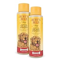 Natural Soothing Hot Spot Shampoo with Apple Cider Vinegar and Aloe Vera | Itch and Hot Spot Relieving Shampoo for All Dogs | Made in USA, 16 Oz - 2 Pack