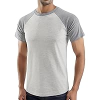 Men's Casual Vintage Slim Fit Short/Long Sleeve Sleeveless Active Sports Gym Workout Baseball Hiking Tee Shirts