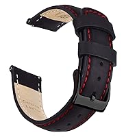 Ritche Quick Release Leather Watch Bands Genuine Watch Straps for Men Women- 18mm 20mm 21mm 22mm 23mm 24mm Top Grain Leather Watch Strap, Valentine's day gifts for him or her