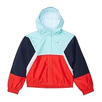 Tommy Hilfiger Girls' Adaptive Jacket with Magnetic Front Closure Buttons