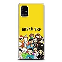 PadPadStore Dsmp Phone Case Compatible with Samsung a72 Clear Flexible Silicone Dream Team Shockproof Cover