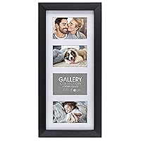 Malden 4Opening Collage Matted Frame, Displays Four 4x6 Pictures, Black, 4 Count