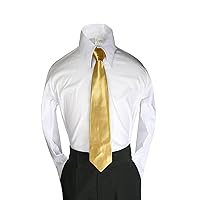 color satin zipper necktie from baby to teen