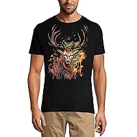 Men's Graphic T-Shirt Deer and Hunting - Hunter Eco-Friendly Limited Edition Short Sleeve Tee-Shirt Vintage