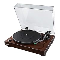 Fluance RT81 Elite High Fidelity Vinyl Turntable Record Player with Audio Technica AT95E Cartridge, Belt Drive, Built-in Preamp, Adjustable Counterweight, High Mass MDF Wood Plinth - Walnut