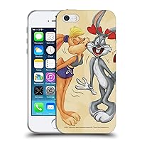 Head Case Designs Officially Licensed Looney Tunes Bugs Bunny and Lola Bunny Season Soft Gel Case Compatible with Apple iPhone 5 / iPhone 5s / iPhone SE 2016