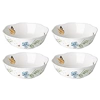 Lenox 880121 Butterfly Meadow 4-Piece Porcelain All-Purpose Bowl Set