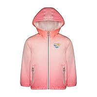 London Fog Girls' Reversible Soft & Sensible Jacket Coat, Pink, 6X