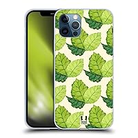 Head Case Designs Pattern 2 Greenery Soft Gel Case Compatible with Apple iPhone 12 / iPhone 12 Pro
