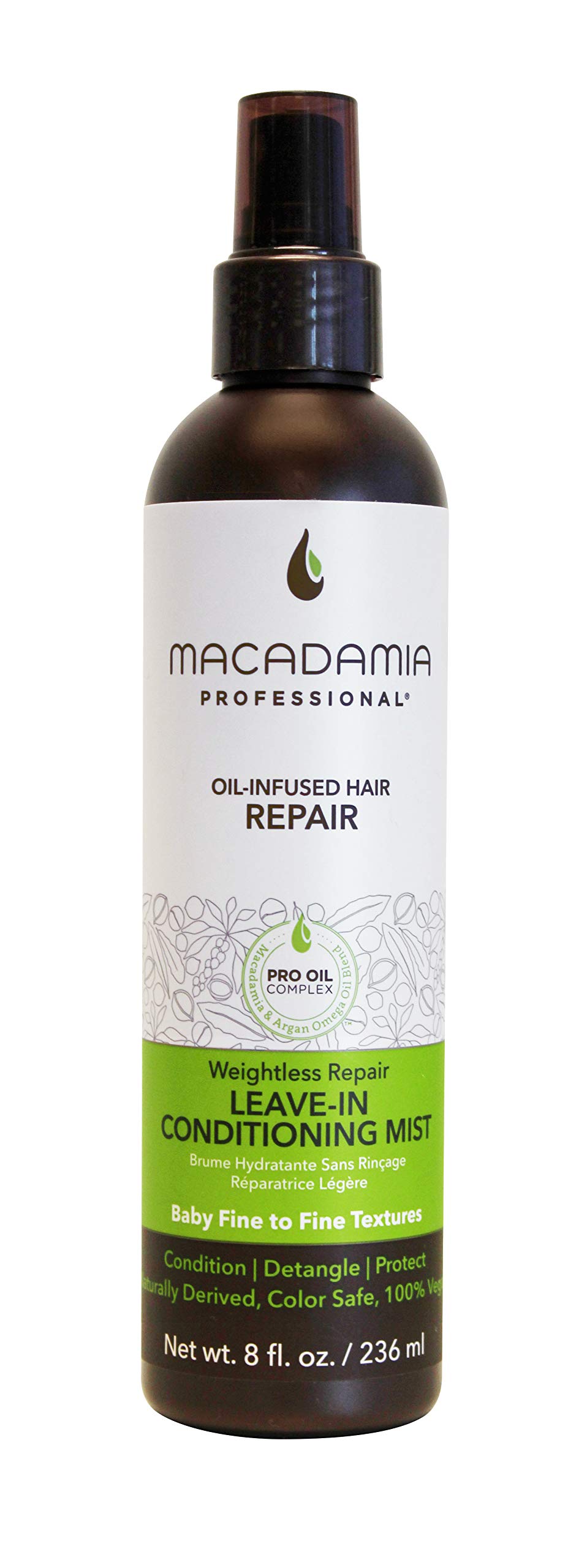 Macadamia Professional Hair Care Sulfate & Paraben Free Natural Organic Pecan 8 Fl Oz