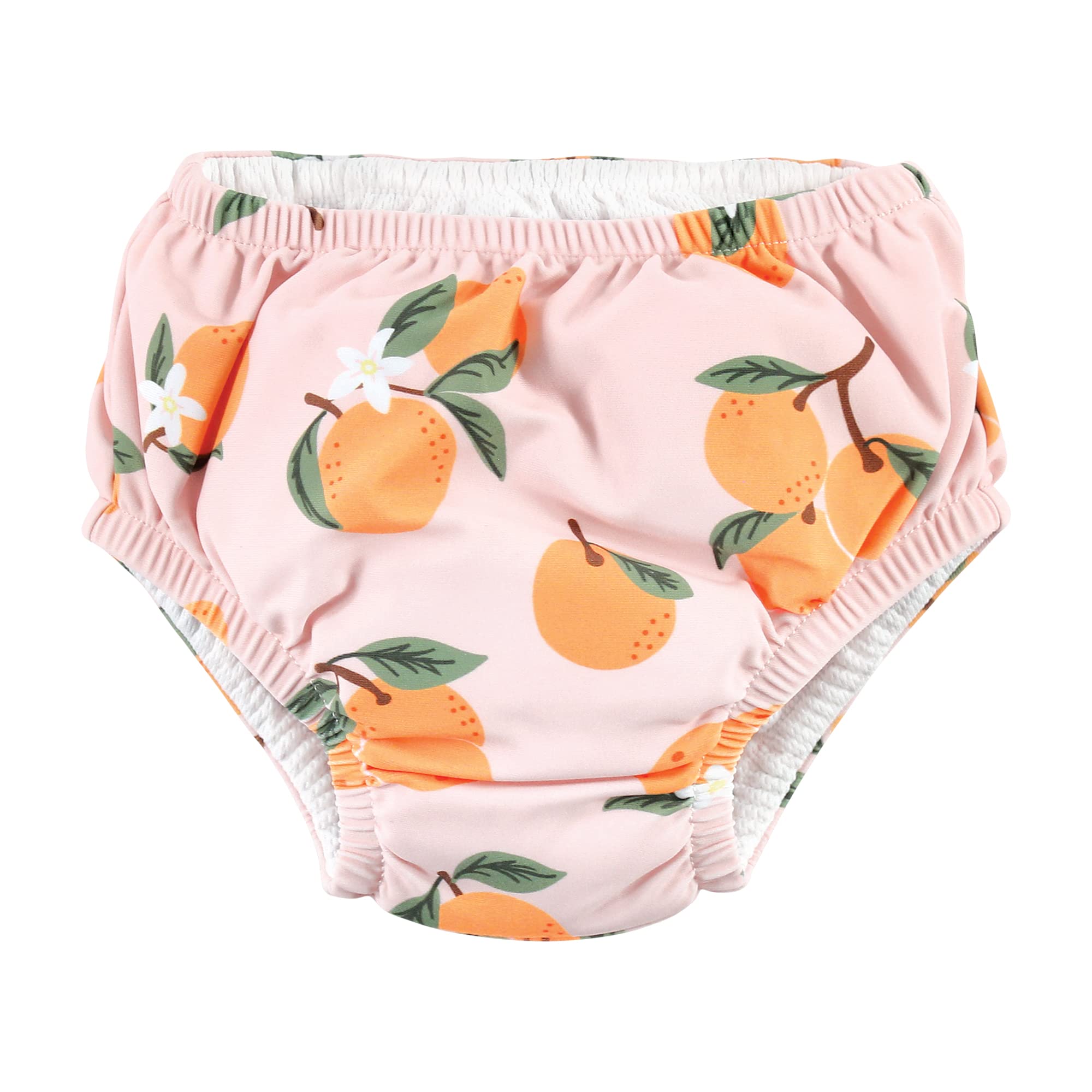 Hudson Baby Unisex Baby Swim Diapers, Oranges, 12-18 Months