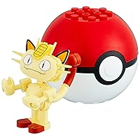 Mega Construx Pokemon Meowth Figure