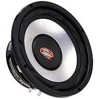 Pyramid 6.5 Inch Car Woofer Speaker - 300 Watt High Powered White Injected Polypropylene Cone Car Audio Sound Component Speaker System w/ High-Temperature Kapton Voice Coil, 4 Ohm, 40oz Magnet - WX65X