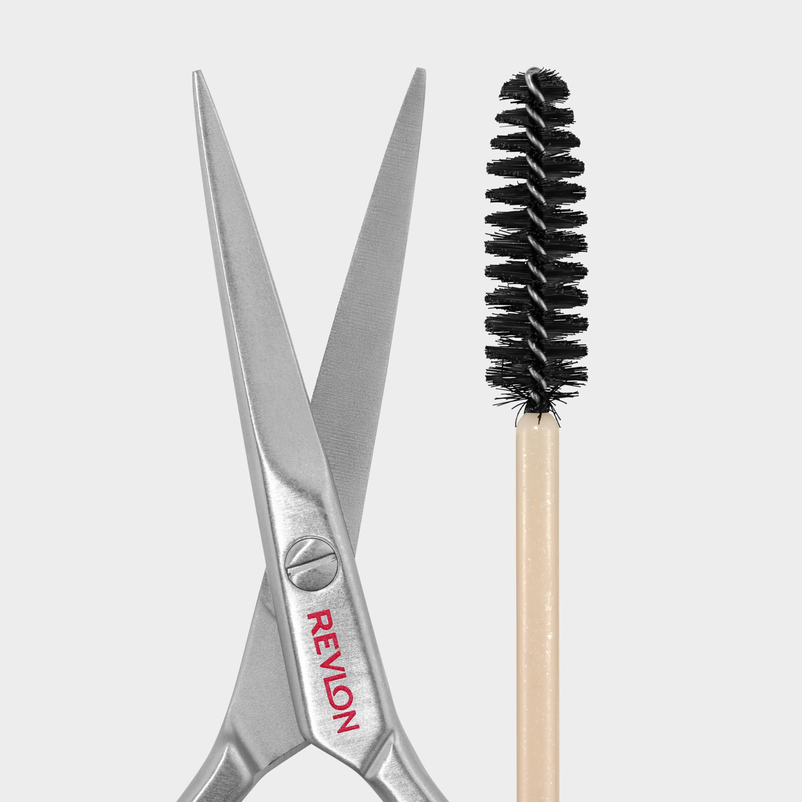 Revlon Designer Series Brow Set, Trimming and Shaping Eyebrow Kit with Brow Scissor and Spoolie Brush, Easy to Use at Home or on The Go, 1 Count