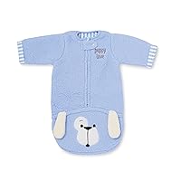 Enesco unisex baby Izzy and Oliver New Puppy Love Cozy Bag Onesie, Blue, 0-12 Months US