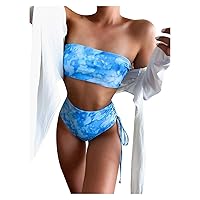 Plus Size Swimsuit for Women Beachwear Swimwear Bandage Brazilian Set Bandeau Swimwears Tankinis Set