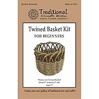 Traditional Craft Kits Twined Basket Kit for Beginners