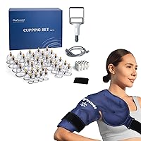 32 Cups Cupping Therapy Set and Shoulder Ice Pack Rotator Cuff Cold Therapy