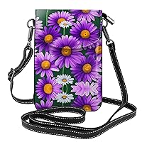 Northern Lights Painting Small Cell Phone Purse - Ideal Travel Accessory for Women and Teens - Adjustable Strap