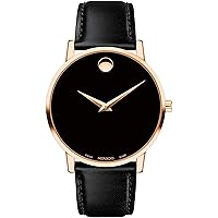 Movado Classic Museum Quartz Black Dial Men's Watch 0607315