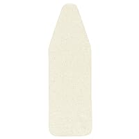 Household Essentials Beige Universal Ironing Cover and Pad | Fits Standard and Wide Top Boards