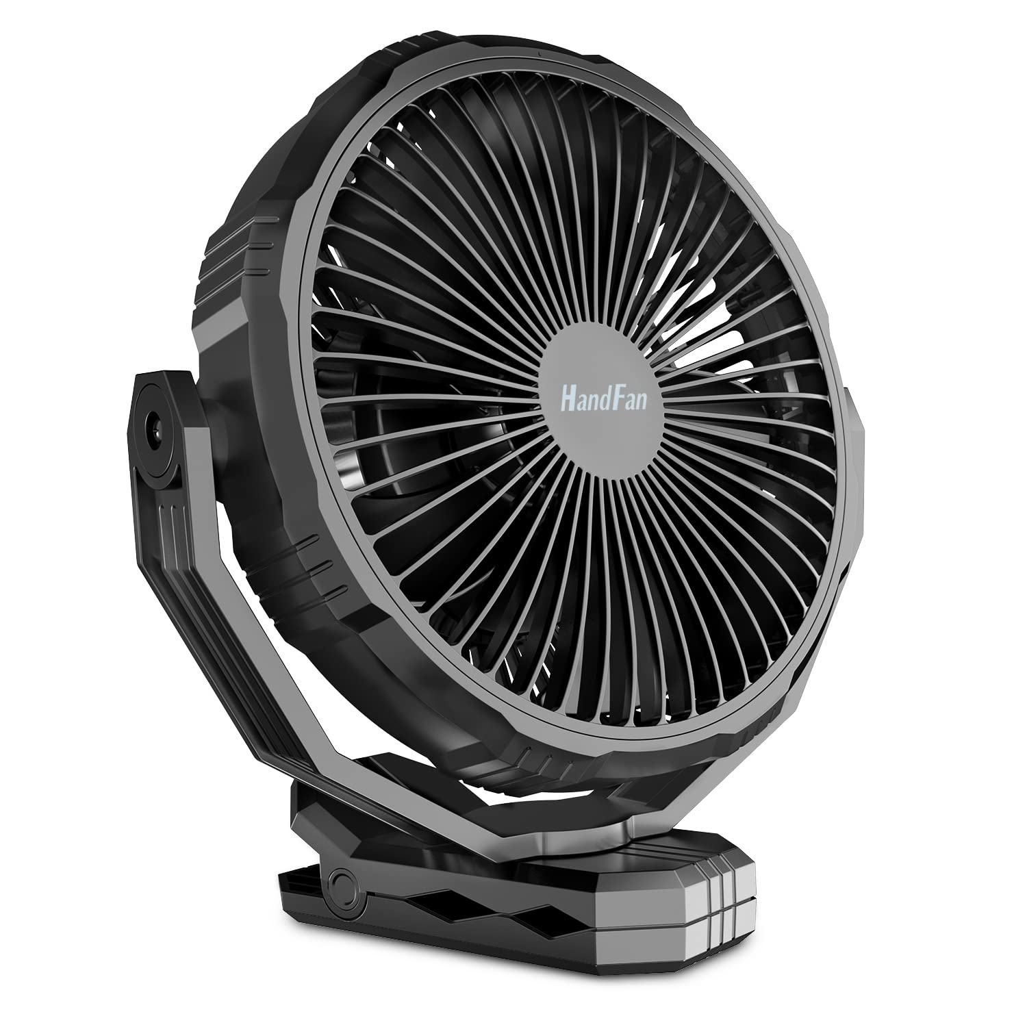 10000mAh Golf Cart Fan with Clip Enhancer, 8 Inch Powerful Clip Fan with Sturdy Clamp, Battery Operated Rechargeable Fan Portable, Camping Fan with...