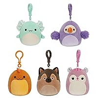 Squishmallows Original 3.5-Inch Clip-On Plush 5-Pack - Ultrasoft Official Jazwares Plush - Amazon Exclusive