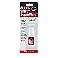 J-B Weld 33106 SuperWeld Glue - Clear Super Glue - 0.2 oz., 0.2 Ounce