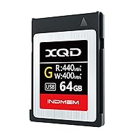 XQD 64GB Memory Card, 5X Tough MLC XQD Flash Memory Card High Speed G Series| Max Read 440MB/s, Max Write 400MB/s