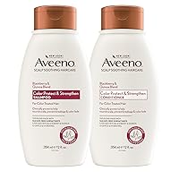 Aveeno Color Protect & Strengthen+ Blackberry & Quinoa Conditioner (12 Fl Oz) Color Protect Strengthen+ Blackberry Quinoa Shampoo, Fresh, 12 Fl Oz