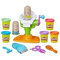 Play Doh Buzz 'n Cut Fuzzy Pumper Barber Shop Playset with Electric Buzzer, 5 Non-Toxic Colors, 2 Oz Cans, Easter Toys or Basket Stuffers for Kids (Amazon Exclusive)