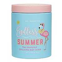 Body Prescriptions Exfoliating Body Scrub | 21.16 Oz Body Cleanser Infused with Pink Grapefruit | Daily Body Wash for Nourished and Ultra Smooth Skin, Endless Summer?
