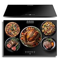 Electric Server Warming Tray,Food Warmer for Parties,9 Adjustable Temperature Control,6 Hours Timer,Ultra Slim Warming Tray,for Buffets,Restaurants,House Parties, Party (23.6
