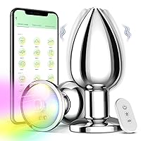 Small Size Butt Plug - Womens Sex Toys Anal Sex Toys with App Remote Control 10 Vibrating Modes, Female Sex Toys Butt Plug Training Sex Toy for Woman Remote Vibrator Anal Training Kit Prostate Toys