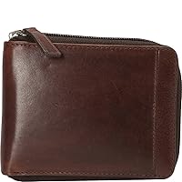Casablanca Collection: Men’s RFID Zippered Wallet with