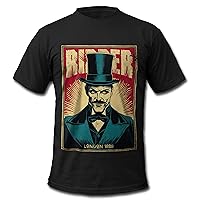 The Ripper London Gothic Men's T-Shirt, 5XL Black