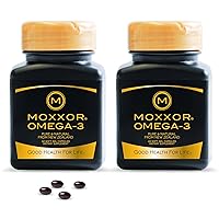 Omega 3 New Zealand Green Lipped Mussel Oil Soft gels for Joint Support and Mobility, Heart & Immune Support, No Fishy Aftertaste, 2-Pack, 120Soft gels, 2-Soft gels Per Day, 60 Day Supply