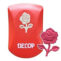 DECOP Embossed Punch Elegant Rose