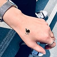 Camel Toe Size Temporary Tattoo Sticker (Set of 4) - OhMyTat