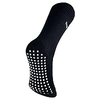 THMO - Mens Indoor Non Skid Winter Fleece Thermal Slipper Socks with Grippers