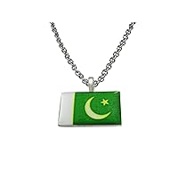 Pakistan Flag Pendant Necklace