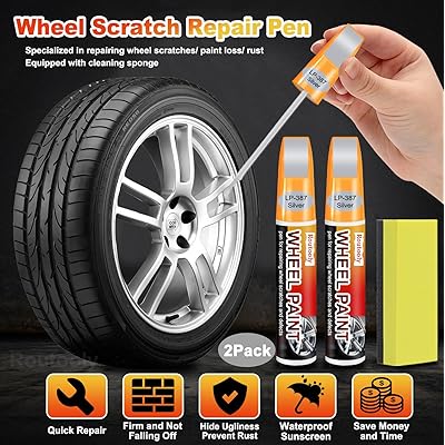  Routooly Rim Touch Up Paint 2 Pack Rim Scratch Repair