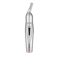 ConairMAN All-in-One Personal Trimmer for Men, for Neckline and Eyebrow Hair Trimmer, 3 piece Men's Grooming Kit, Battery-Powered